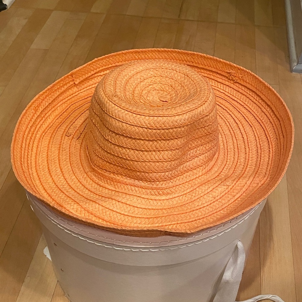 Peachy Orange Sun Hat